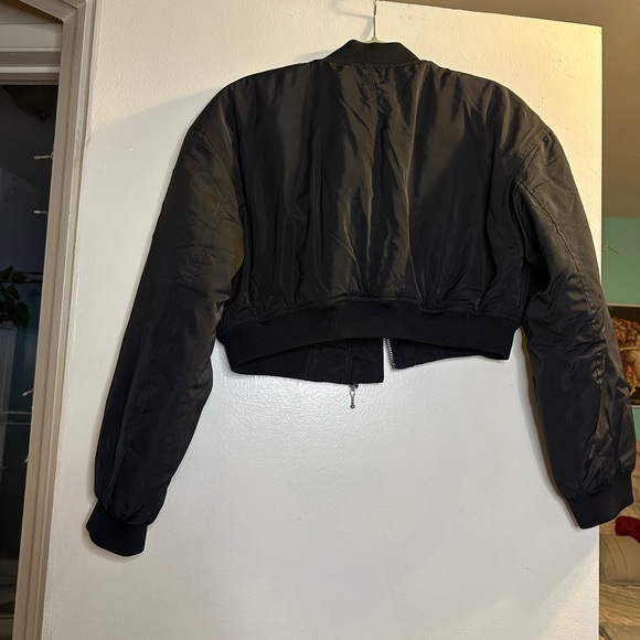 H&M Black Bomber Jacket - Picture 6 of 7